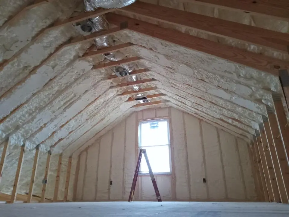 Spray foam roofing application for Crawl Space Insulation project in Forest Park